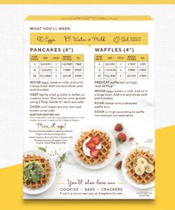 Simple Mills Almond Flour Pancake & Waffle Mix, Original - Gluten Free, Plant Based, Paleo Friendly, Breakfast 10.7 Ounce (Pack of 1) Almond Flour Original 10.7 Ounce (Pack of 1) 21 813zObk8NaL