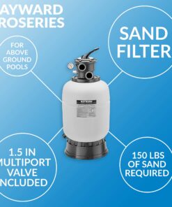 Alternative view of Hayward W3S180T93S ProSeries 18 In., 1.5 HP Sand Filter System for Above-Ground Pools 18 Inch (W3S180T93S)