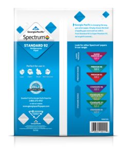 Alternative view of Georgia Pacific 991322R Spectrum Standard 92 Multipurpose 8.5 x 11 500 Sheets 1 Ream