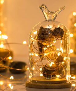 Alternative view of 5 Pack Fairy Lights 7 Feet 20 Led Battery Operated String Lights with Timer, Waterproof Twinkle Firefly Lights on Copper Wire for Home Party Wedding Decorations, 6 Hours on/18 Hours Off, Warm Warm White -Copper