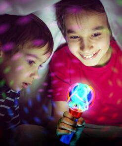 Light Up Orbiter Ball Toy Wand for Kids - Flashing LED Wand for Boys and Girls - Thrilling Spinning Light Show - Batteries Included - Fun Gift or Birthday Party Favor - Classroom Prizes 1 Pack 15 8141wssIi9L