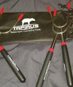 Tapirus Marshmallow Roasting Sticks | Set of 4 Extra Long Retractable Campfire Sticks | Protect Kids with Insulated Handles | Extendable Smore & Hot Dog Skewers | Heavy Duty Metal Camping Accessory 56 81426J5CP7L
