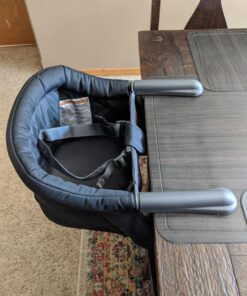 Inglesina Fast Table Chair - Award-Winning Baby High Chair for Eating & Dining - Compact, Portable & Foldable - Leaves No Scratches - for Babies 6-36 Months & 1-3 Year Old Toddler - Black 45 8142PG69LXL