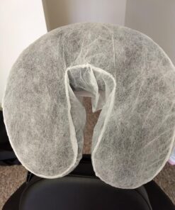 EARTHLITE Fitted Disposable Face Cradle Covers – Medical-Grade, Soft, Non-Sticking Massage Face Covers/Headrest Covers for Massage Tables & Massage Chairs, 50 Count 19 8142T0htJhL