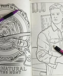 Supernatural: The Official Coloring Book Paperback, Coloring Book 55 8142bgM zoL 1