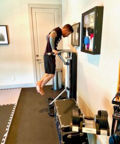 Vdip Power Station | Patented V-Shaped Equipment for All-Powerful Dips & Resistance Training | Lightweight & Effortless Assembly | Doubles as a Workout Bench|Total Body Workout at Home, Work, Gym 23 8143Oq3LRtL