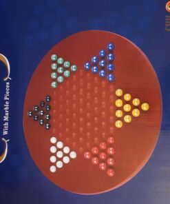 CHH 15" Jumbo Chinese Checkers with Marbles 28 8143QnbtT6L