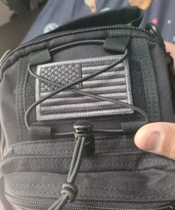 2 Pieces Tactical USA Flag Patch -Black & Gray- American Flag US United States of America Military Uniform Emblem Patches (2 Packs) 19 8143ZdhVieL