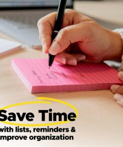 Post-it Super Sticky Notes, 3x3 in, 5 Pads, 2x the Sticking Power, Blue Sapphire, Recyclable (654-5SSBW) Mediterranean Blue 21 8144tA4lIXL 2