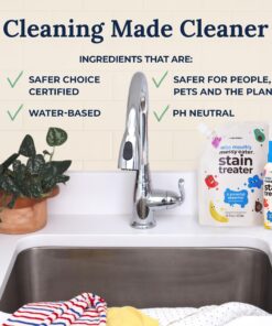 Miss Mouth's Messy Eater Stain Treater Spray - 4oz Stain Remover - Newborn & Baby Essentials - No Dry Cleaning Food, Grease, Coffee Off Laundry, Underwear, Fabric 1 pack 28 814527TWa0L