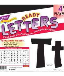 TREND enterprises, Inc. T-79741 Black 4" Playful Combo Ready Letters 6 8145aMnLkDL
