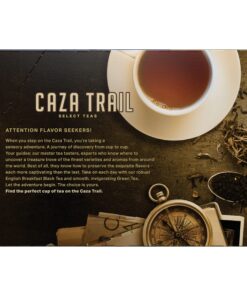 Caza Trail Black Tea Pods, English Breakfast, Single Serve (Pack of 24) (Packaging May Vary) 7 8146C6USFWL