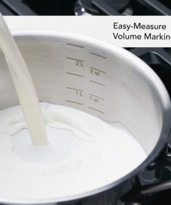 KitchenAid 5-Ply Clad Stainless Steel Cookware Pots and Pans Set, 10 Piece, Polished Stainless 18 81474nYusoL