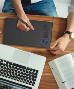 VEIKK A15 Drawing Tablet 10X6 Inch Graphics Tablet with 12 Shortcut Keys and Battery Free Pen (8192 Level) A15 Blue 17 8147q1Wgt2L