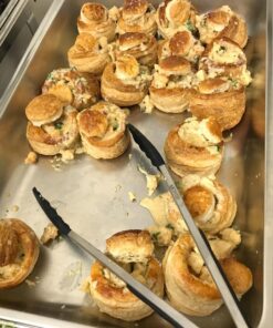 HULISEN Biscuit Cutter Set (5 Pieces/Set), Round Cookies Cutter with Handle, Professional Baking Dough Tools, Gift Package 5 Sizes - Flat 42 8149OehFBsL