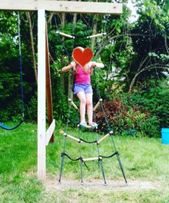 Swing N Slide WS 4481 Climbing Cargo Net for Kids Outdoor Play Sets, Jungle Gyms, SwingSets & Ninja Warrior Style Obstacle Courses (NE 4481-1) 37 814AujxD91L