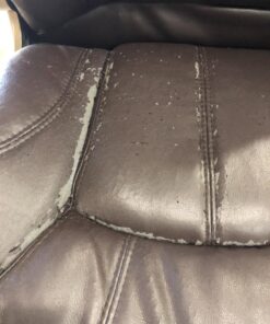 Furniture Leather Max MEGA Kit/Leather Restorer / 8 Oz Refinish 2 Oz Conditioner / 4 Oz Top Coat/Black and White 1 Oz Color Changer/Sponge (Leather Repair Kit) (Dark Brown) 56 814CUcuDRCL