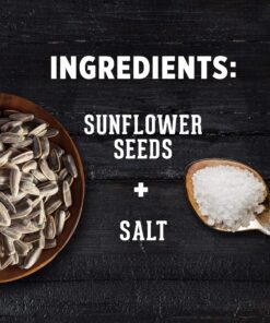 Jumbo Reduced Sodium Sunflower Seeds (4 Pack) 5.25 oz each Salty 13 814Cbz5797L