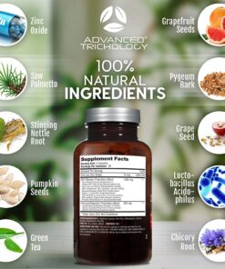 DHT BLOCKER - Hair Growth Supplement for Genetic Thinning for Men and Women | Approved* by American Hair Loss Association | Guaranteed, Backed by 20 Years of Experience in Hair Loss Treatment Clinics 39 814ESiTKaEL