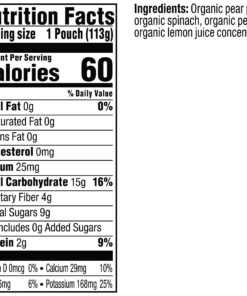 Plum Organics Stage 2 Organic Baby Food - Pear, Spinach, and Pea - 4 oz Pouch (Pack of 12) - Organic Fruit and Vegetable Baby Food Pouch Pear,spinach,pea 15 814EYBEeILL