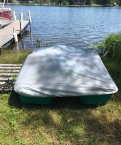 Classic Accessories Lunex Grey RS-1 Pedal Boat Cover, Fits Pedal Boats 112.5" L x 65" W, Marine Grade Fabric, Water-Resistant, Fits V-Hull Runabouts OutBoards and I/O, Trailerable 17 814F6yGO9zL