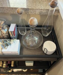 Sagaform Wine Carafe with Oak Stopper 67-Ounce Wine Carafe 67 Oz. 28 814GE96bhtL