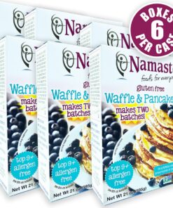Namaste Foods Gluten Free Waffle & Pancake Mix, 21 oz (Pack of 6) Original 1.31 Pound (Pack of 6) 24 814Hmm9FHeL 1