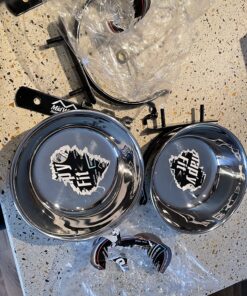 MidWest Homes for Pets Snap'y Fit Food Bowl | Pet Bowl, 20 oz. (2.5 cups) | Dog Bowl Easily Affixes to a Metal Dog Crate, Cat Cage or Bird Cage | Pet Bowl Measures 6L x 6W x 2H Inches,Silver 20 Ounces (2.5 cups) 43 814I2eI6aHL