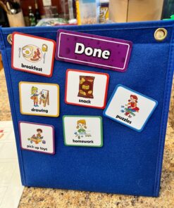 Torlam Visual Schedule for Kids Chore Chart, Morning Bedtime Routine Chart for Toddlers, Responsibility Daily Schedule Board Communication Cards Autism Learning Materials for Home School, 86 Cards 51 814IyokcP3L