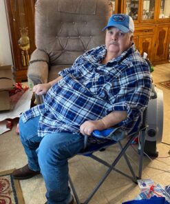 Coleman Big-N-Tall Quad Chair with Cup Holder & Side Pocket, Water-Resistant Oversized Camping Chair Supports up to 600lbs, Great for Tailgating, Camping & Outdoor Use, Carry Bag Included Blue 39 814JXdR 3EL