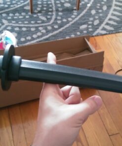 BladesUSA 1803PP Martial Arts Polypropylene Ninja Sword Training Equipment – 24-inches Overall, Self Defense, Training, Safe, Easy, Fun, Cosplay, Martial Arts,Black 11 814Ji8ZZk6L