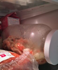 Paksh Novelty 1-Gallon Glass Jar Wide Mouth with Airtight Plastic Lid - USDA Approved BPA-Free Dishwasher Safe Mason Jar for Fermenting, Kombucha, Kefir, Storing and Canning Uses, Clear Plastic Lid, 1 Pack 32 814KCZx4JmL