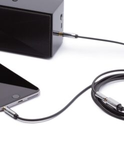 Amazon Basics 3.5mm Aux Jack Audio Extension Cable, Male to Female, Adapter for Headphone or Smartphone, 6 Foot, Black 6 Feet 1-Pack 22 814LYobwIML