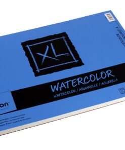 Canson XL Series Watercolor Textured Paper Pad for Paint, Pencil, Ink, Charcoal, Pastel, and Acrylic, Fold Over, 140 Pound, 12 x 18 Inch, 30 Sheets 12x18 11 814NBq7Z7TL