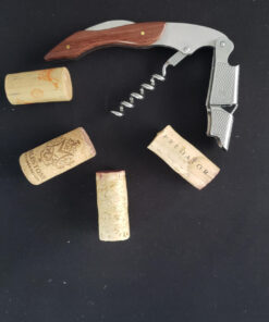 Hicoup Wine Opener - Professional Corkscrews for Wine Bottles w/Foil Cutter and Cap Remover - Manual Wine Key for Servers, Waiters, Bartenders and Home Use - Classic Rosewood 35 814Ng41hCOL