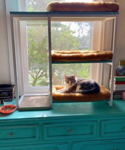 MidWest Homes for Pets Dog Bed 22L-Inch White Cinnamon Dog Bed or Cat Bed w/ Comfortable Bolster | Ideal for XS Dog Breeds & Fits a 22-Inch Crate | Easy Maintenance Machine Wash & Dry 39 814Nrdj0ZPL