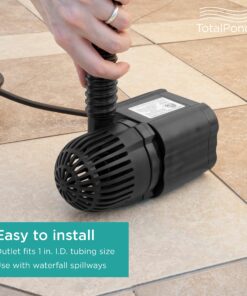 TotalPond 1200 GPH Waterfall Pump, Black 16 814OJYkXSJL