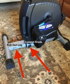 MagneTrainer-ER Mini Exercise Bike Arm and Leg Exerciser 54 814PEmTvaBL