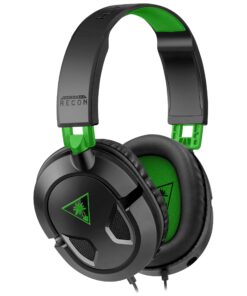 Alternative view of Turtle Beach Recon 50 Xbox Gaming Headset for Xbox Series X/ S, Xbox One, PS5, PS4, PlayStation, Nintendo Switch, Mobile & PC with 3.5mm - Removable Mic, 40mm Speakers - Black Black / Green