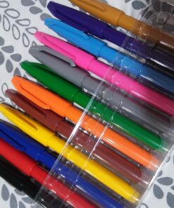 Pentel Felt Tip Sign Pen, Set of 12 Assorted Colors (S520-12) 12 pack 32 814QQNrqijL