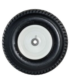 Alternative view of Marathon 30326 13x5.00-6in Flat Free Lawnmower Tire on Wheel 3" Hub, 3/4" Bushings, Black
