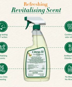 Citrus II Hospital Germicidal Deodorizing Cleaner, Fresh Citrus, 22-Fluid Ounce 16 814QaL0E8NL