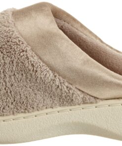 isotoner Women's Microterry Clog 5-6 Taupe 13 814Rkaz1WBL