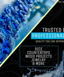 Art ‘N Glow Epoxy Resin for Clear Casting and Coating - 1 Gallon Kit - Perfect for Molds, Crafts, Tumblers, Jewelry, Wood - Food Safe, Non Yellowing, Bubble Free, and Made in The USA 30 814T wo7eL 2