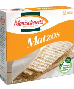 MANISCHEWITZ Unsalted Matzo, 10-Ounce Boxes (Pack of 8)
