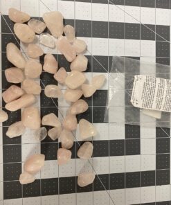 Crystal Allies Materials: 1lb Bulk Tumbled Pink Rose Quartz Stones from Brazil - Large 1" Natural Polished Gemstone Supplies for Wicca, Reiki, and Energy Crystal HealingWholesale Lot 1 LB 21 814VNpJOffL