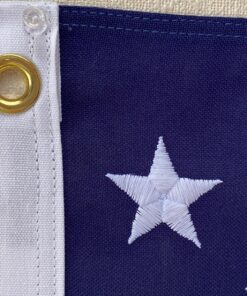 HEAVY-DUTY American Flag 3x5' -100% Made in the USA- Durable, Long Lasting, Polyester Fabric - Embroidered Stars, Sewn Stripes, 4 Rows of Lock Stitching on the Fly End, High Wind Usage-All Star Flags 20 814WEiv0KL