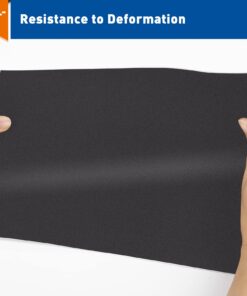 MAGZO Adhesive Foam Sheet 12 Inch Length X 8 Inch Width X 1/8 Inch Thickness, Closed Cell Foam Pad Gasket Sheet Insulation (5 Pcs) 12In*8In*1/8In 5Pcs Black 5 11 814WpTrGkNL