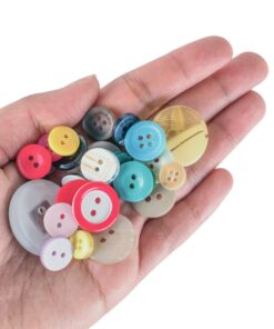 Scrambled Assortment Bag of Buttons for Arts & Crafts, Decoration, Collections, Sewing, and More! (100 Pack) 21 814Y6d3v NL