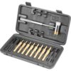 Wheeler Engineering Hammer and Punch Set with Brass, Steel, Plastic Punches, Brass/Polymer Hammer and Storage Case for Gunsmithing Maintenance Standard Packaging 30 814Yu5wpCgL